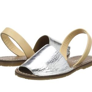 Joules Girls’ Nova Sandals Silver Size 1